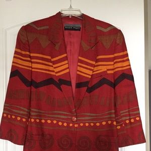 Ellen Tracy Blazer Red